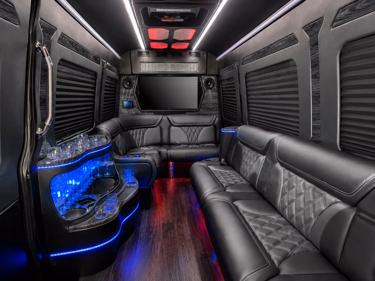 boynton beach 50 passenger party bus interior